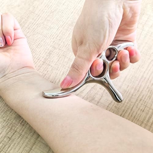 BYYDDIY Gua Sha Trigger Point Massage Tool – Daumenschutz, Tiefengewebsmassage, Muskel Scraper (T)