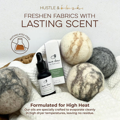 Hustle & Blush ätherisches Öl für Trocknerbälle, 15ml Meadow Mist, natürlicher Duft für Wäsche, langanhaltend frisch, ideal für Diffuser, Kerzenherstellung, DIY