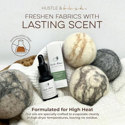 Hustle & Blush ätherisches Öl für Trocknerbälle, 15ml Meadow Mist, natürlicher Duft für Wäsche, langanhaltend frisch, ideal für Diffuser, Kerzenherstellung, DIY