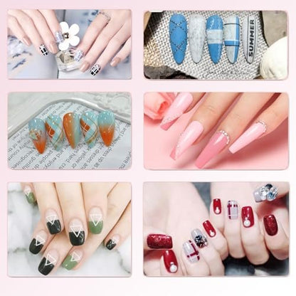5er Set Dual-Tipped Silikon-Nagelkunststifte, 5 Stück 2-Wege-Punktierungswerkzeuge für Harz, Folie, Schnitzen, Zeichnen & Formen - Professionelles Nageldesign-Kit für Zuhause & Salon
