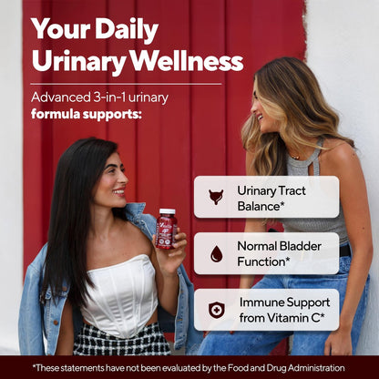 VitaUp D-Mannose & Cranberry Kapseln für Frauen – USA-Hergestellt, mit Cranberry, Vitamin C & D-Mannose – Unterstützung für Harnwege und Blase – 90 Vegane Kapseln