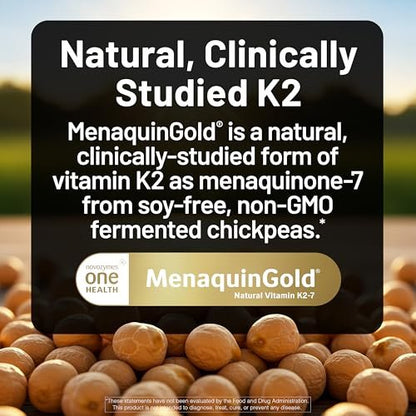 NatureWise Veganes Vitamin D3 + K2 mit Bio-Kokos-MCT-Öl – Natürliches D3 10.000 IE + K2 200 mcg – Hochdosiert für Knochenunterstützung – Non-GMO – 30 Weichkapseln (30-Tage-Vorrat)