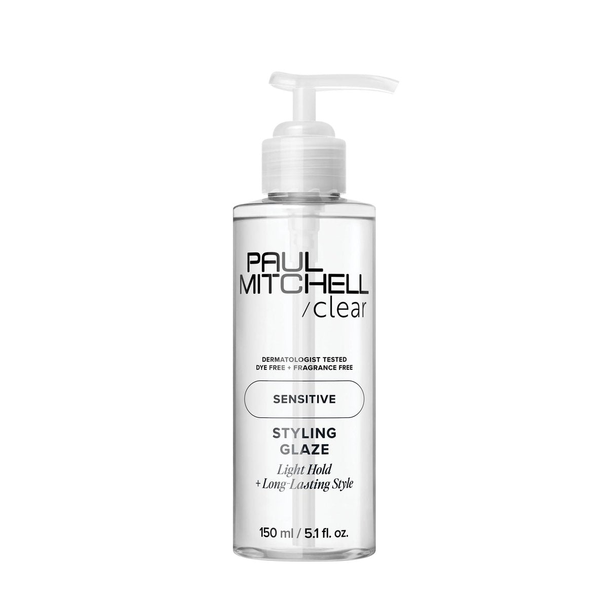 Paul Mitchell Clear Styling Glaze, Duftfrei, Für empfindliche Kopfhaut und Haut, 150 ml