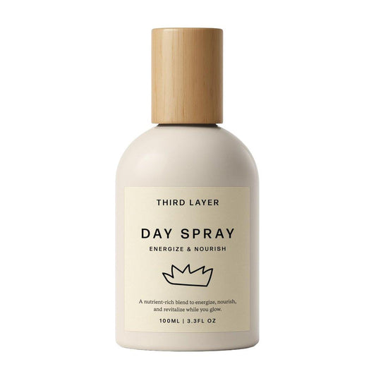 Third Layer Day Spray – Schnell einziehendes Haut- und Körperöl mit Jojoba, Moringa & Grüntee-Koffein – Ohne Alkohol, Parabene & synthetische Duftstoffe (3,3 fl oz)