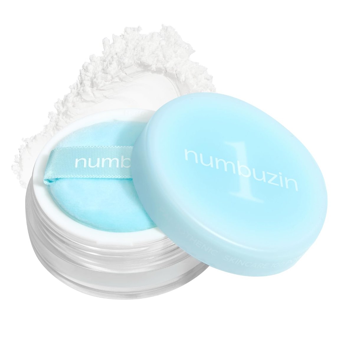 numbuzin No.1 Powder | Pantothen-Skincare-Puder | 24H langanhaltend | Silica + Pantothensäure + CICA | für zu Akne neigende Haut | 0,24 oz