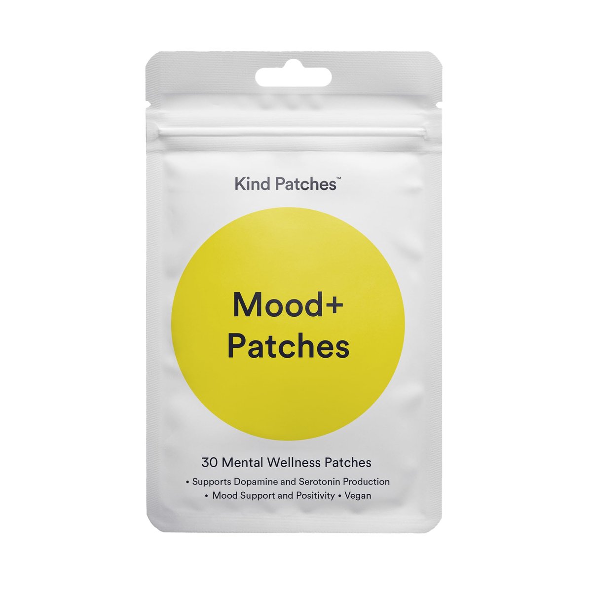 Kind Patches Mood Plus Patches mit Mucuna Pruriens, Rhodiola und Löwenmähne Extrakt - Vegan - 30 Stück