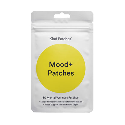 Kind Patches Mood Plus Patches mit Mucuna Pruriens, Rhodiola und Löwenmähne Extrakt - Vegan - 30 Stück