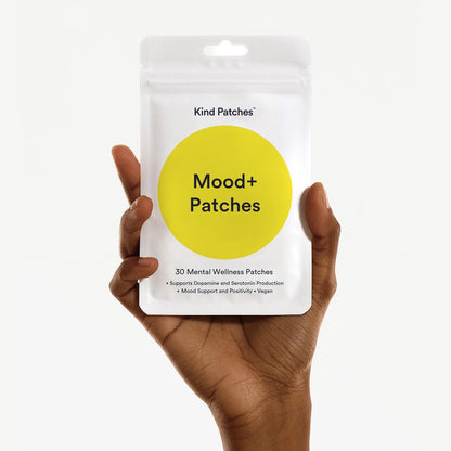 Kind Patches Mood Plus Patches mit Mucuna Pruriens, Rhodiola und Löwenmähne Extrakt - Vegan - 30 Stück