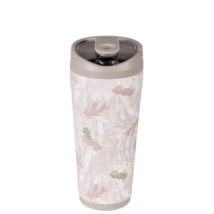 HydroJug 24 oz Edelstahl Shaker – Isoliert, auslaufsicher, BPA-frei mit leiser Mischgitter – Keine Klumpen, kein Lärm – Premium Shaker für Fitness, Sport & Alltag, Camo