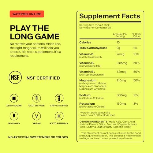 MAGNA Elektrolyt-Pulver für Hydration, Energie & Konzentration mit Magnesium-L-Threonat (7 Portionen, Zitrone-Limette)