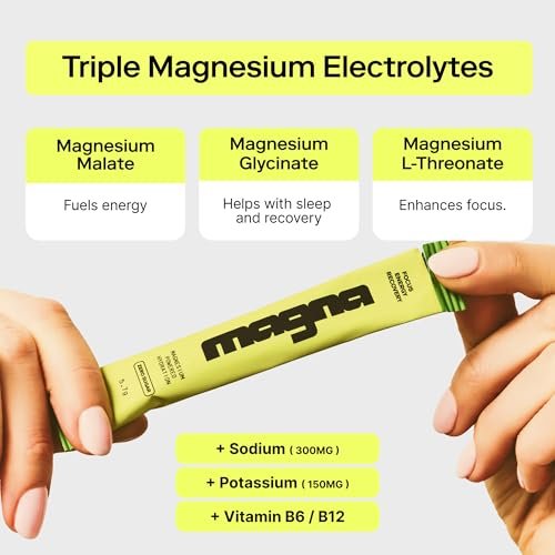 MAGNA Electrolytes Pulver – Hydration, Energie & Fokus mit Magnesium L-Threonat (7 Portionen, Wassermelone-Limette)