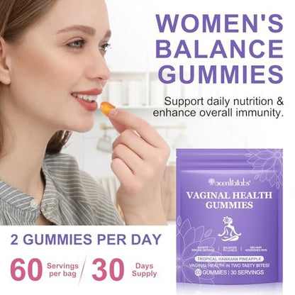 Vaginale Probiotika für Frauen, Vital Source Feminin Gummis, pH-Gleichgewicht für Frauen, Premium Feminin Balance Gummis, Förderung der Frauengesundheit - 60 Gummis
