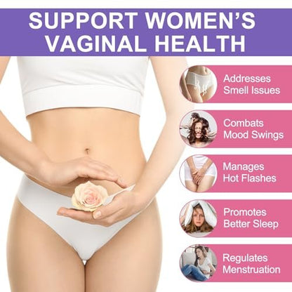 Vaginale Probiotika für Frauen, Vital Source Feminin Gummis, pH-Gleichgewicht für Frauen, Premium Feminin Balance Gummis, Förderung der Frauengesundheit - 60 Gummis