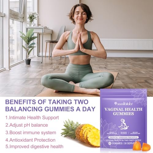 Vaginale Probiotika für Frauen, Vital Source Feminin Gummis, pH-Gleichgewicht für Frauen, Premium Feminin Balance Gummis, Förderung der Frauengesundheit - 60 Gummis