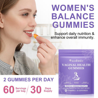 Vaginale Probiotika für Frauen, Vital Source Feminin Gummis, pH-Gleichgewicht für Frauen, Premium Feminin Balance Gummis, Förderung der Frauengesundheit - 60 Gummis