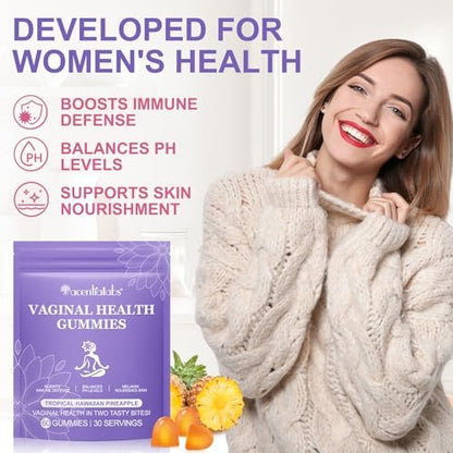 Vaginale Probiotika für Frauen, Vital Source Feminin Gummis, pH-Gleichgewicht für Frauen, Premium Feminin Balance Gummis, Förderung der Frauengesundheit - 60 Gummis