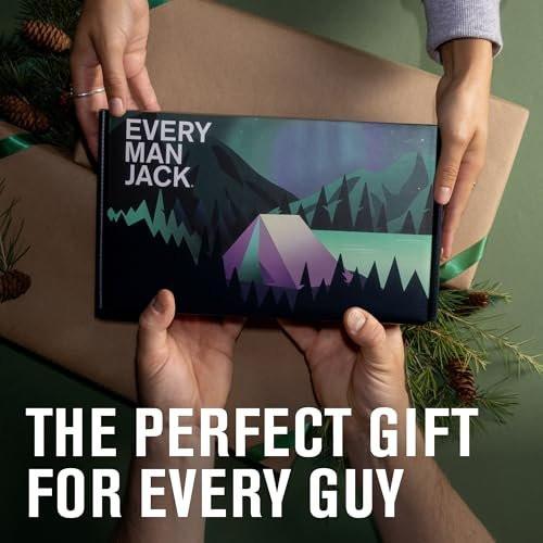 Every Man Jack Herren Duschgel Geschenkset – 3 belebende Winterdüfte – Tiefenreinigung, Feuchtigkeitspflege mit natürlich gewonnenen Inhaltsstoffen – 13,5 oz (3er-Pack)