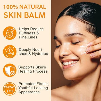 Weihrauchöl Massagebalsam für Muskel- und Gelenkentspannung, mit 100% grasgefüttertem Rindertalg & Rizinusöl Feuchtigkeitscreme für Gesicht/Fuß, Anti-Aging, Straffung, 100% natürlich, 2,1 Unzen/60 g
