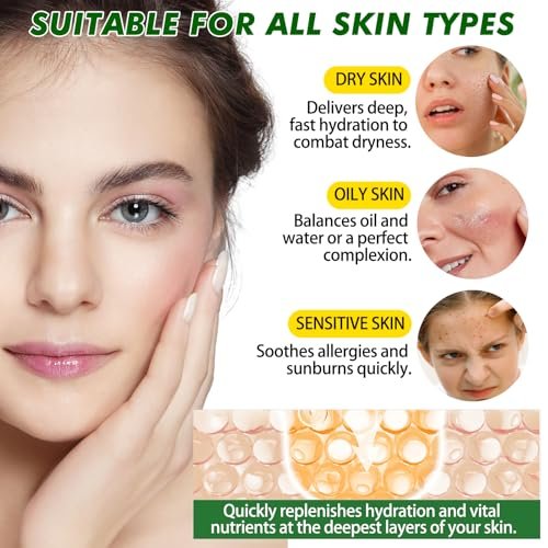 WHLH & WELL-BEING Schneckenschleim Serum, Feuchtigkeitsspender für das Gesicht, Tägliches Gesichtsserum für alle Hauttypen, 1 Packung 100 ml
