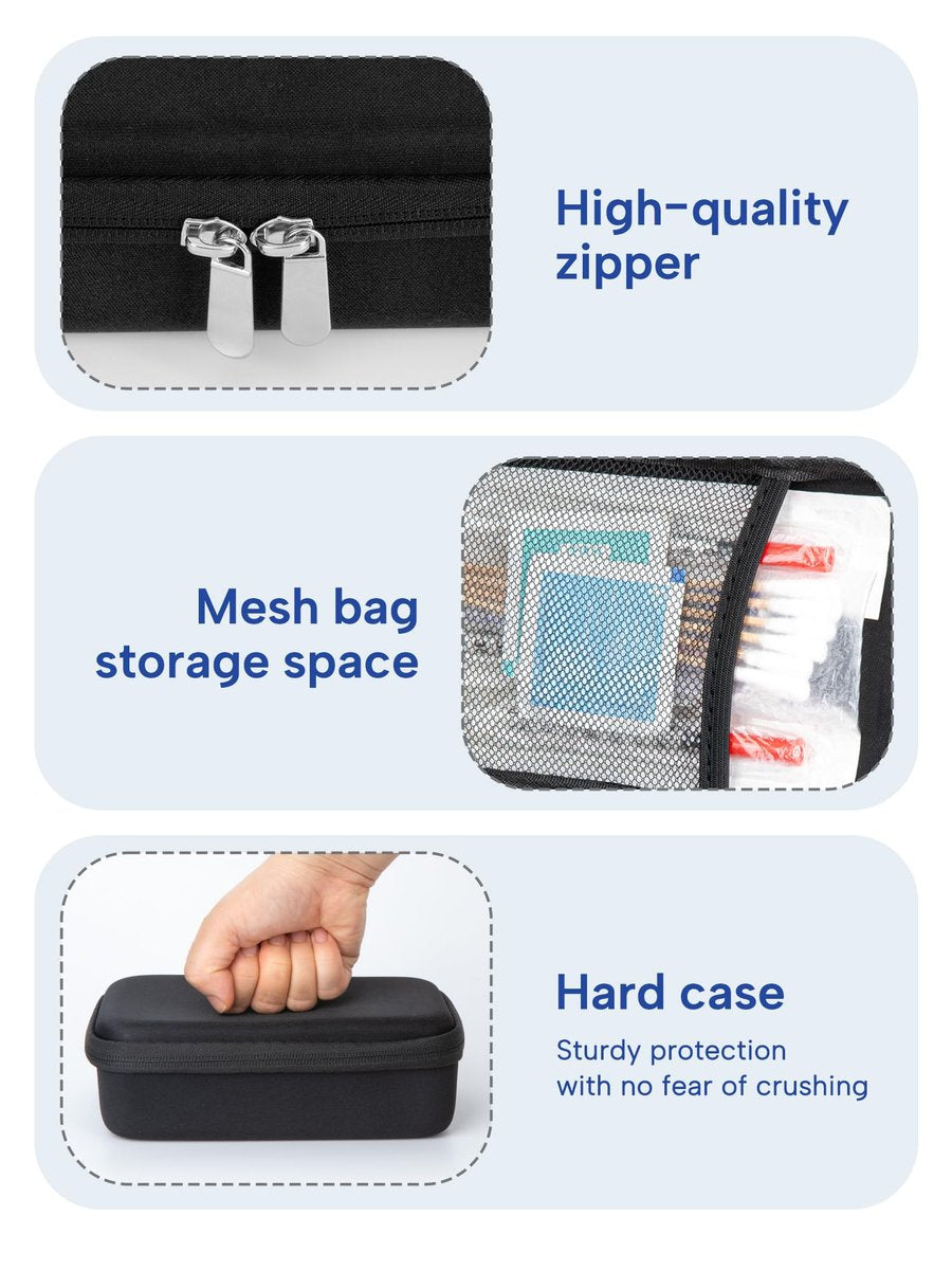 YOUSHARES Insulin-Vials Kühlschrank-Aufbewahrungsbox - 10ml Peptid-Vial Schutzhalter für den Kühlschrank, 18-Fächer Diabetiker Insulin-Fläschchen Organizer Tasche kompatibel mit U-100 Vials