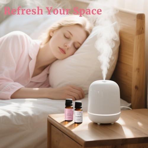 AROMTOPIA Blumen Duftöle Set – 6x10ml Florale Essential Öle für Diffuser, Seifen- und Kerzenherstellung: Lavendel, Rose, Gardenie, Kirschblüte, Jasmin, Neroli