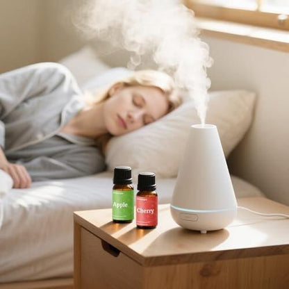 Frucht-Duftöle, Aromtopia 6x10ml Fruchtige Aromaöle für Diffuser, Seifen- und Kerzenherstellung – Erdbeere, Ananas, Zitrone, Kirsche, Passionsfrucht, Apfel – Geschenkset