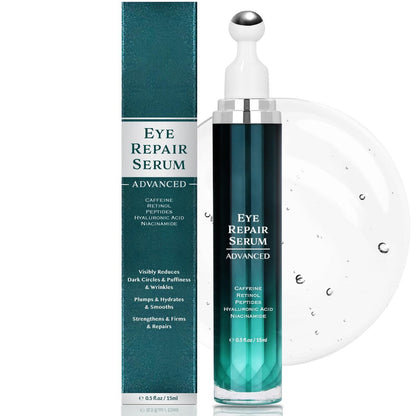 Augencreme gegen dunkle Ringe und Schwellungen – Koffein, Retinol, Peptide & Hyaluronsäure