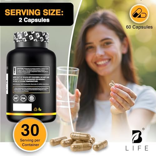 Bio Ashwagandha KSM-66 1000 mg Kapseln | Adaptogen für Cortisolabbau & Stressabbau | Stimmung, Ruhe & Schlaf für Männer & Frauen | 60 vegane Kapseln