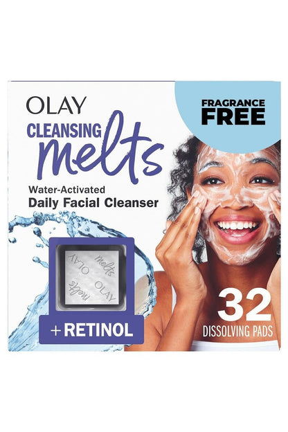Olay Retinol Gesichtswaschpads – 32 Tücher für eine sanfte Reinigung und Anti-Aging-Pflege
