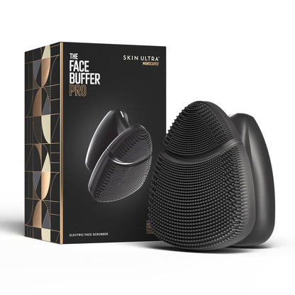 MANSCAPED® The Face Buffer PRO – Elektrischer Silikon-Gesichtspeeler für Männer – 3 Reinigungsmodi & 2 Vibrationsgeschwindigkeiten