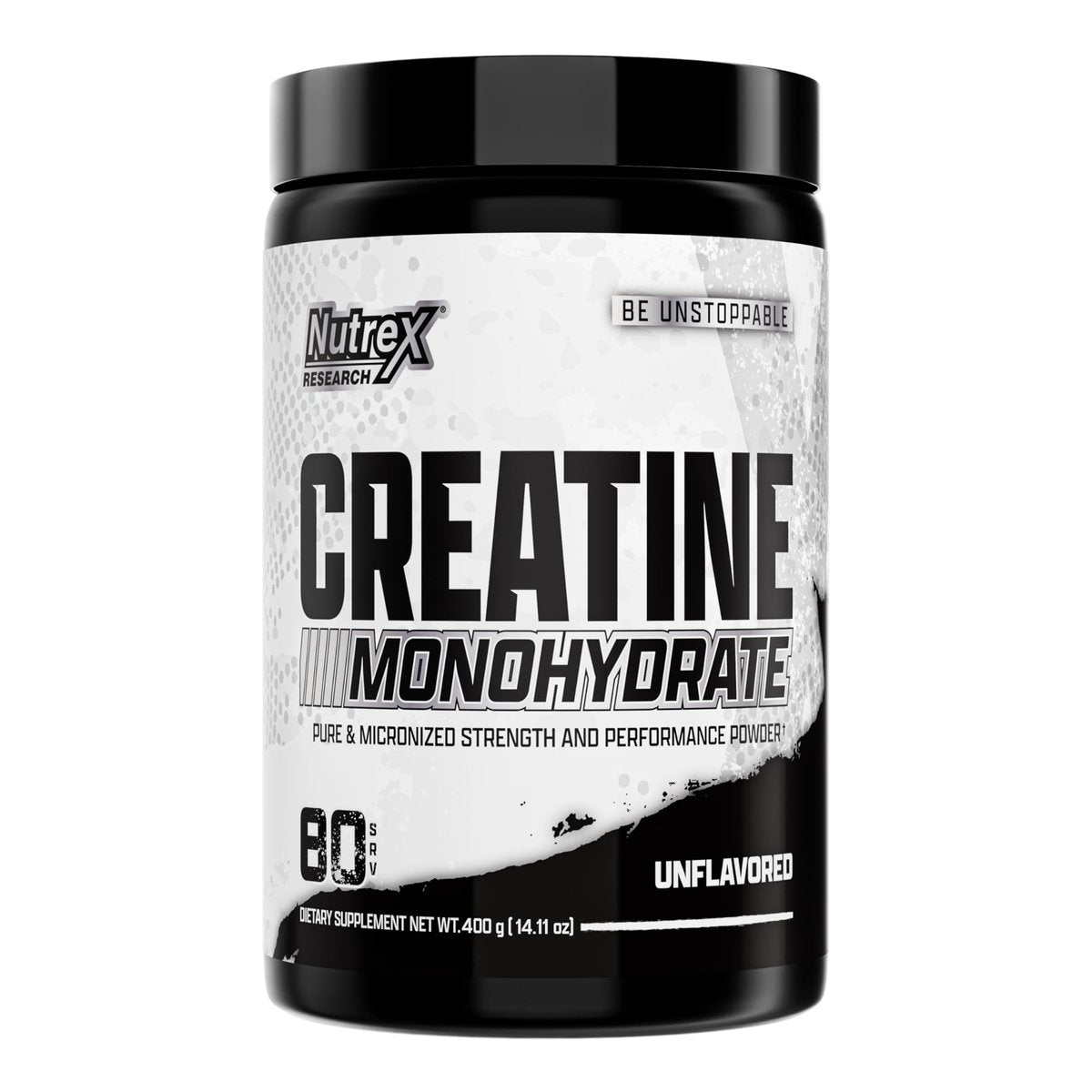 Nutrex Research Ultra Pure Creatine Monohydrat Pulver – 5g mikronisiertes Kreatin für Muskelaufbau, Kraft, Ausdauer und Erholung – 80 Portionen, geschmacksneutral