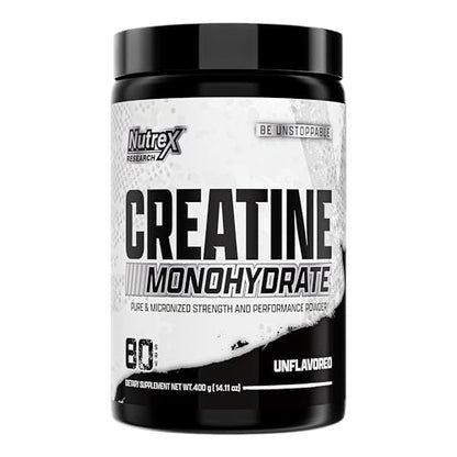 Nutrex Research Ultra Pure Creatine Monohydrat Pulver – 5g mikronisiertes Kreatin für Muskelaufbau, Kraft, Ausdauer und Erholung – 80 Portionen, geschmacksneutral