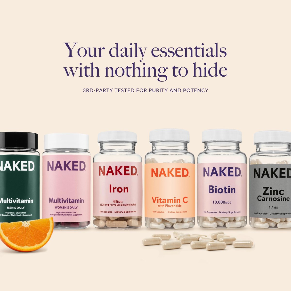 NAKED Vitamin D3 5000 IE – Hochdosiertes Vitamin-D-Präparat für Immunsystem, Knochenstärke und Muskelfunktion – 200 Vitamin-D-Weichkapseln