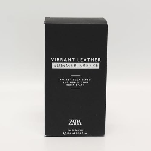 Zara Vibrant Leather Summer Breeze Eau de Parfum für Herren – Frischer Zitrus-Ginger-Jasmin-Duft, 100 ml