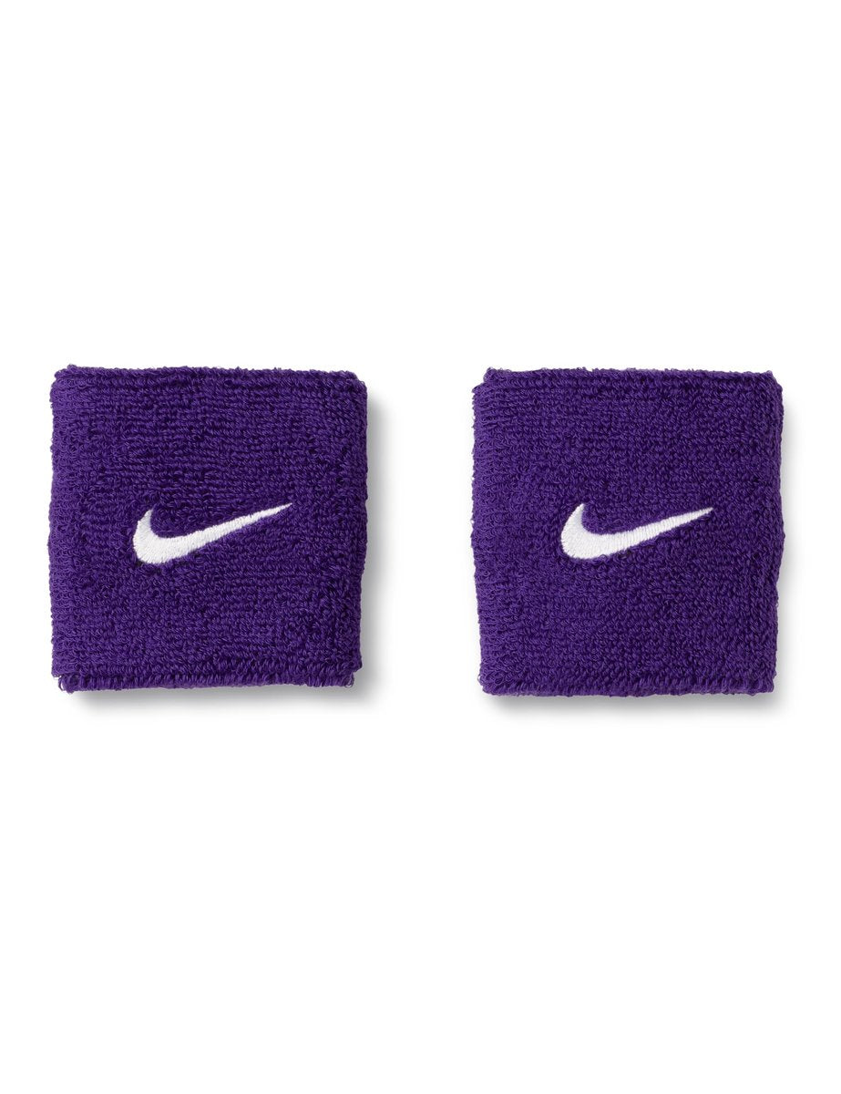 Nike Unisex Adult Swoosh Classic Schweißband 2er-Pack – Court Purple/Weiß, One Size