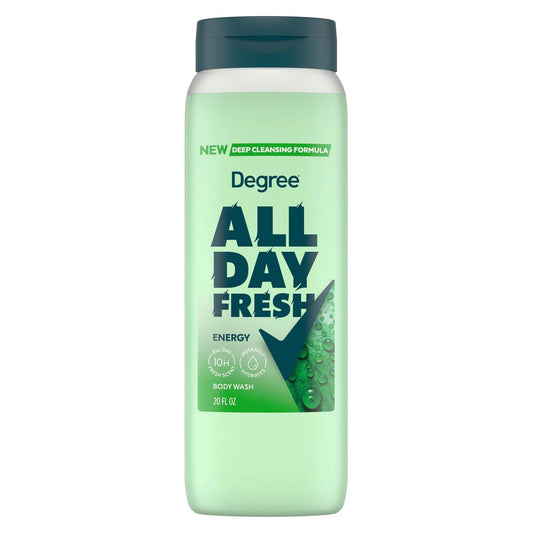 Degree All Day Fresh Body Wash Fresh Energy Tiefenreinigend 20 Fl Oz