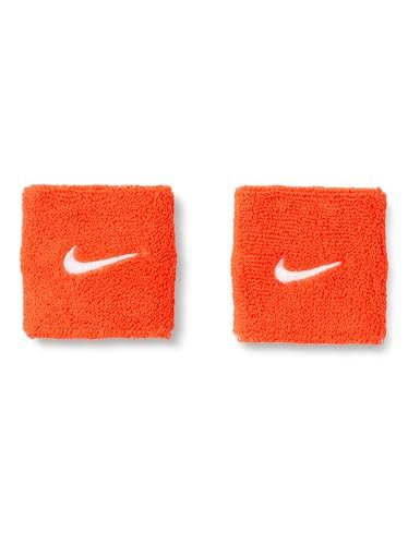 Nike Unisex Swoosh Classic Schweißband 2er-Pack – Team Orange/Weiß, One Size