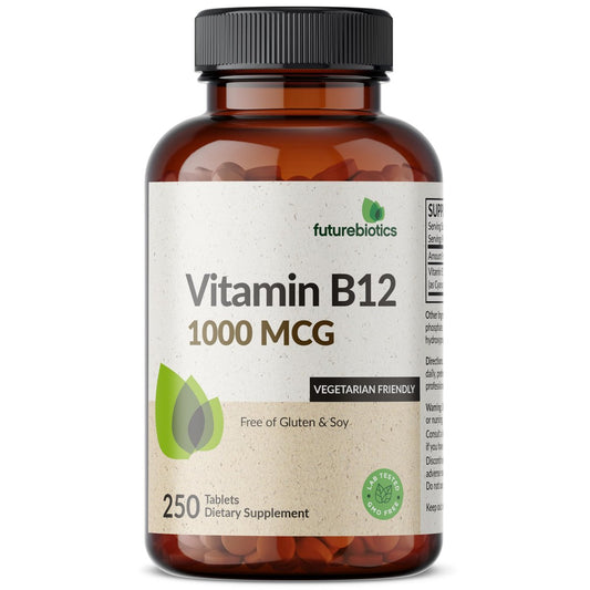 Futurebiotics Vitamin B12 1000mcg – 250 vegetarische Tabletten, nicht-GVO