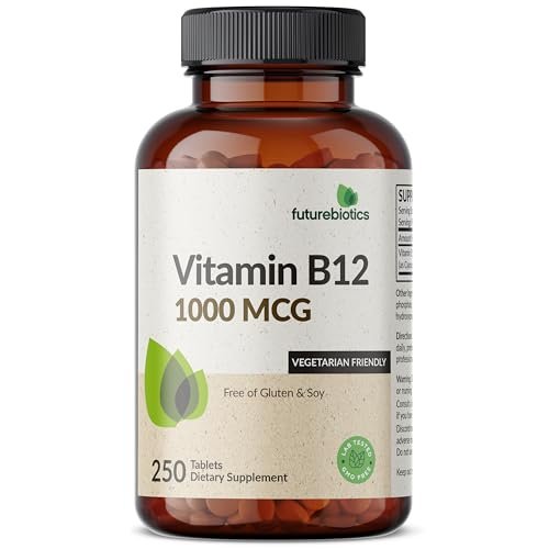 Futurebiotics Vitamin B12 1000mcg – 250 vegetarische Tabletten, nicht-GVO
