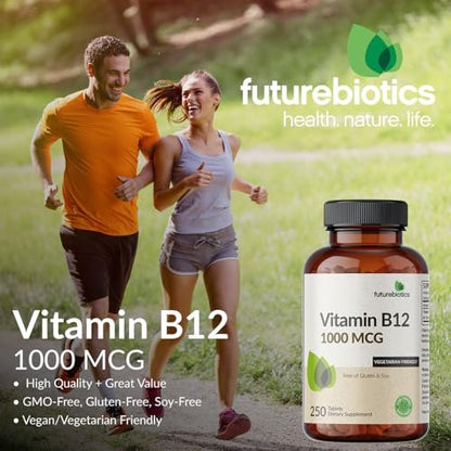 Futurebiotics Vitamin B12 1000mcg – 250 vegetarische Tabletten, nicht-GVO