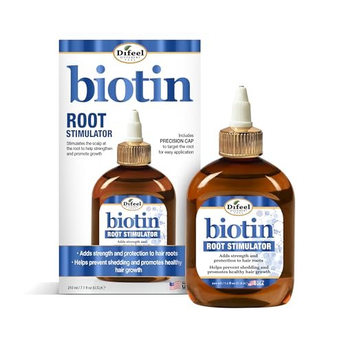 Difeel Biotin Root Stimulator 7,1 Unzen - Leave-in Root Treatment für Kräftigung & Haarwachstum