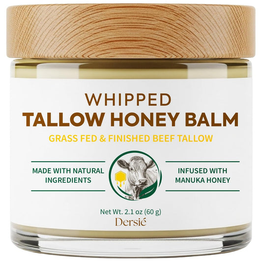 Dersie Creme mit Magnesium und Talg – Honig-Talg-Balsam (2,12 Unzen, 1er-Pack)