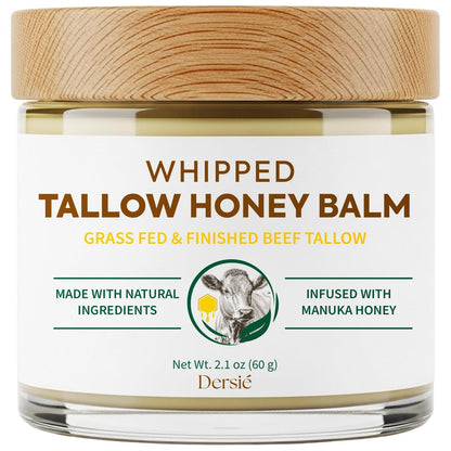 Dersie Creme mit Magnesium und Talg – Honig-Talg-Balsam (2,12 Unzen, 1er-Pack)