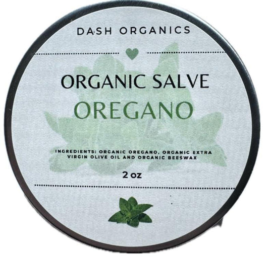 DASH ORGANICS Bio Oregano-Salbe | Natürlicher Kräuterbalsam für trockene Haut | Duftneutral | 60 ml | Mineral-Make-up-Grundierung oder Make-up-Entferner