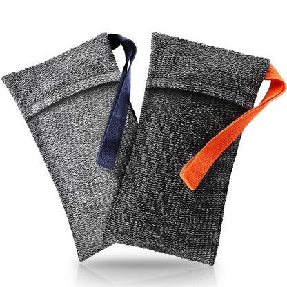 RIYNIBIY Seifenbeutel, 2 Stück Seifenpouch für tiefenwirksames Peeling, Körperpeeling-Duschschwamm, Peelingschwamm, Schaumbeutel für die Körperwäsche, Reisegeeignet mit schnell trocknendem Netz
