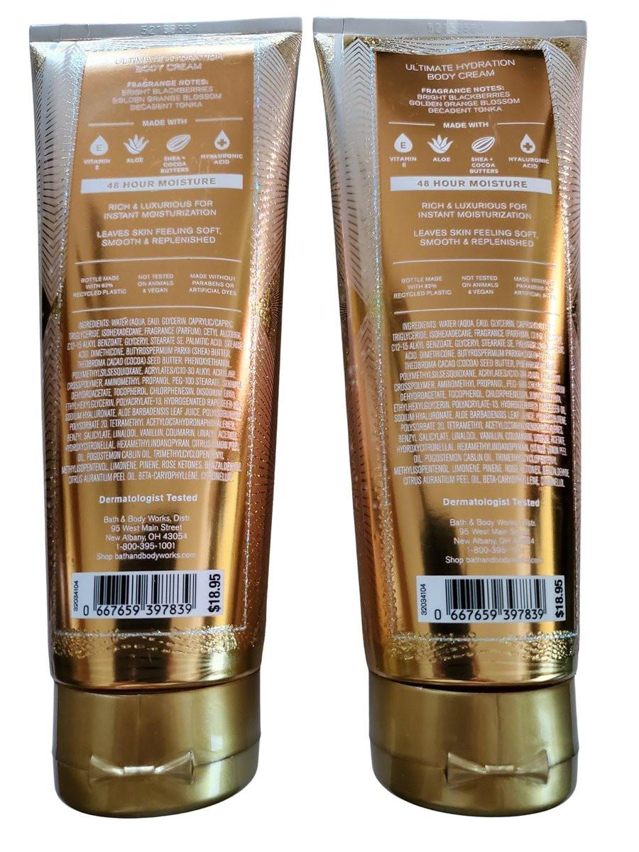 Bath & Body Works Touch of Gold Ultimate Hydration Body Cream 8 Unzen (Pack mit 2)