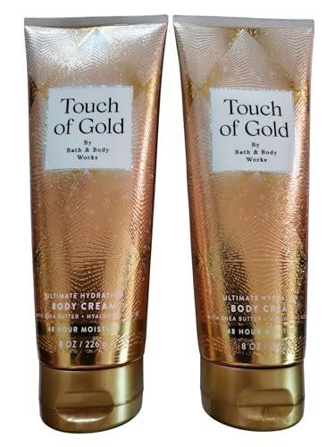 Bath & Body Works Touch of Gold Ultimate Hydration Body Cream 8 Unzen (Pack mit 2)