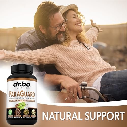 ParaGuard Cleanse Detox Kapseln – Darmreinigung für Erwachsene mit Schwarznuss, Wermut, Nelke & Oregano – 30 Kapseln