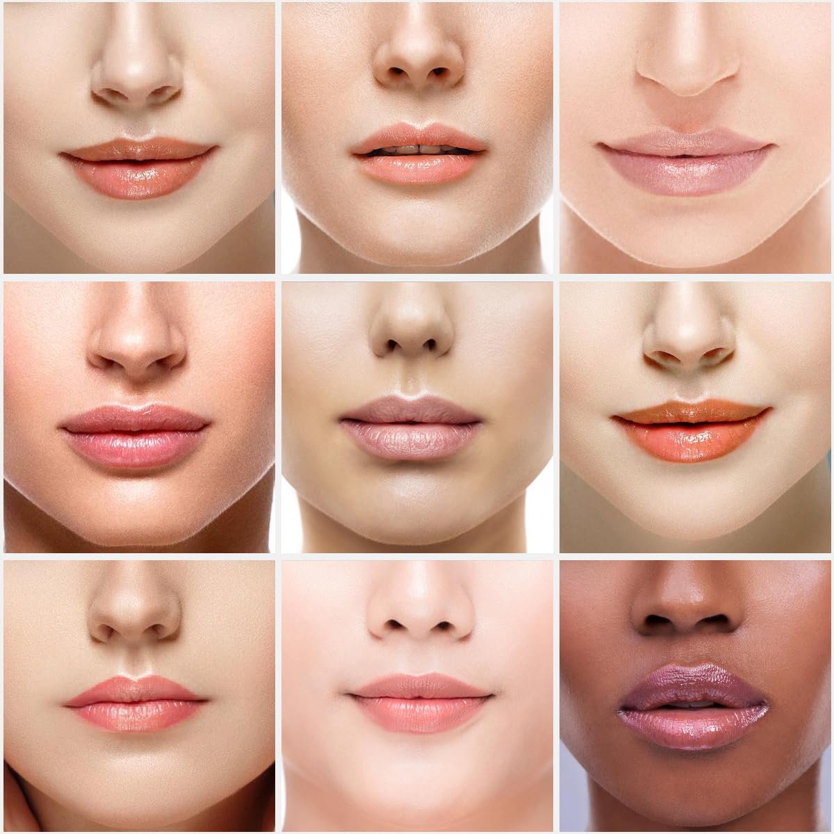 LIAYLILI 6er-Pack Lippenbalsam, Fruchtgeschmack, Feuchtigkeitsspendend, mit Vitamin E und Kokosöl für trockene Lippen