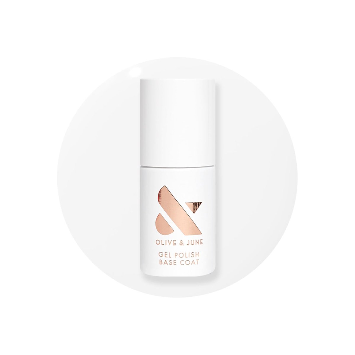Olive & June Gel Base Coat – UV/LED Nötig – Lange Haltbarkeit bis zu 21 Tagen – Schonende Entfernung – Vegan & HEMA-frei – 0,46 Fl Oz